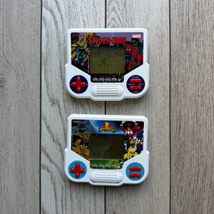 Tiger Electronics Marvel Spider-Man and Power Rangers Electronic LCD Video Game